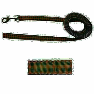 Laisse simple - 5/8'' X 72'' - Carreauté rouge et...