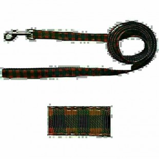 Laisse simple - 5/8'' X 72'' - Carreauté XL rouge...