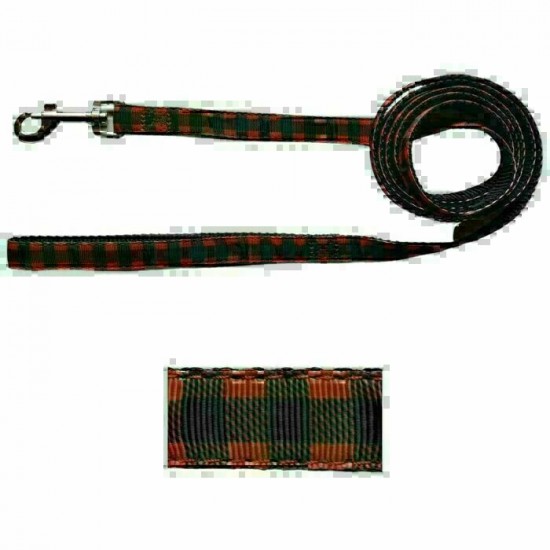 Laisse simple - 5/8'' X 72'' - Carreauté XL rouge...