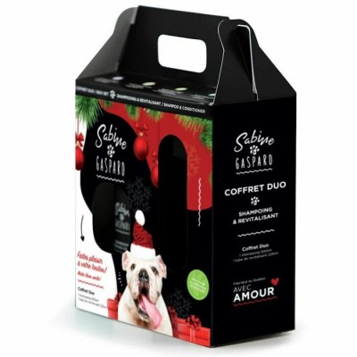 Coffret Duo Noël shampooing  & revitalisant doux poil sans rinçage - 4 choix de duos - Sabine & Gaspard