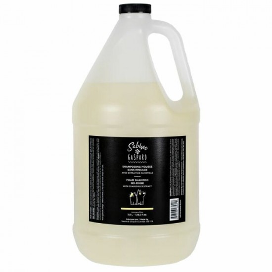 Shampooing mousse sans rinçage avec extrait de...