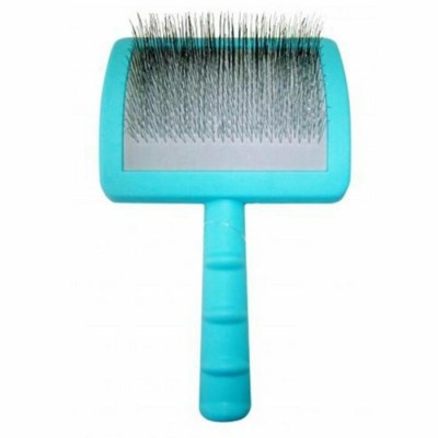 Brosse (Slicker) à poils longs, courbée et douce...