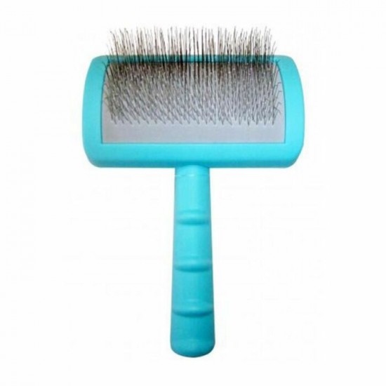 Brosse (Slicker) à poils longs, courbée et douce...
