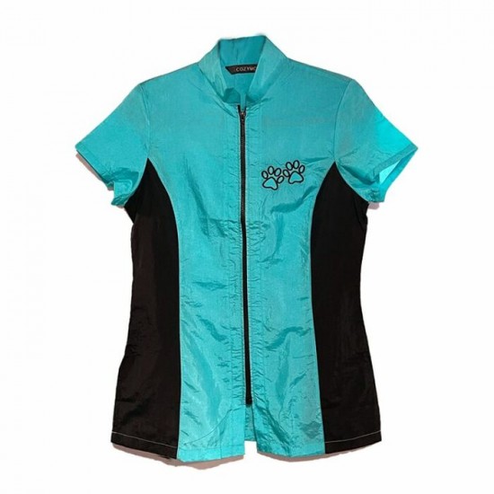 Sarrau Cozymo 2 tons - Turquoise/Noir - X-Grand