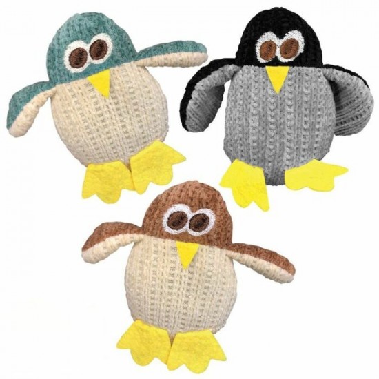 Jouet pour chat "Pingouin" avec herbe à chat - 12 cm - Assorti
