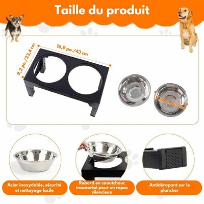 Bols sur pied pour chiens et chats