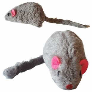 Souris en peluche pour chats