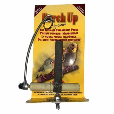 Lot de 5 Perchoirs/Balançoires combos en ciment - 12 mm x 7½ cm (½" x 3") + 12 mm x 7½ cm (½" x 3") - PERCH UP - Couleurs variées