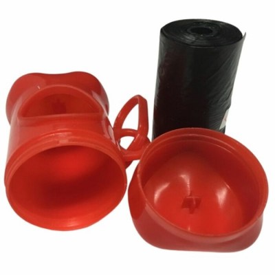 Distributeur de sacs biodégradables pour déjections canines + 2 x 15 sacs