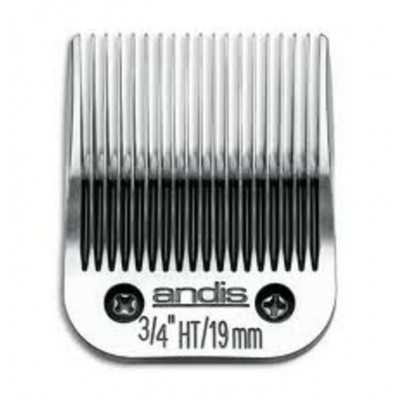 Lame Andis # ¾ HT pour coupe de finition - 19 mm...