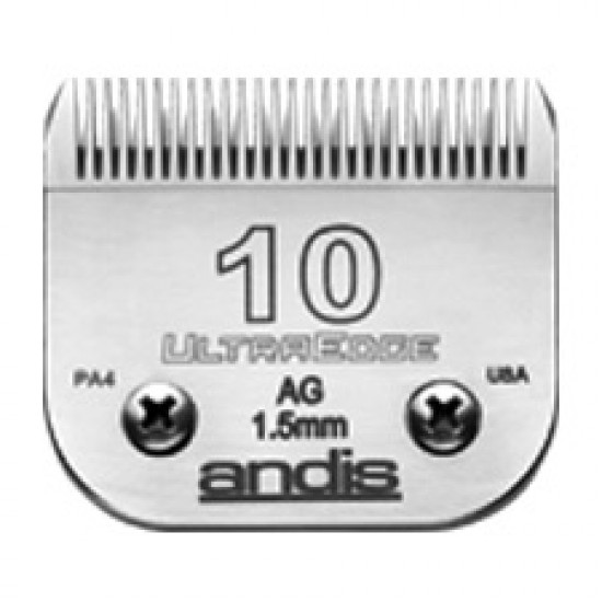 Lame Andis # 10 pour coupe moyenne - 1,5 mm - 3/64"
