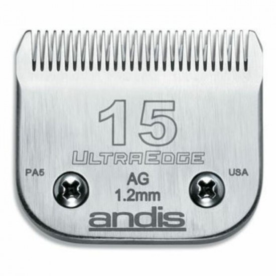 Lame Andis # 15 coupe moyenne - 1,2 mm - 3/64"