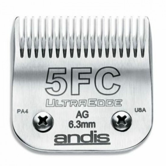 Lame Andis # 5FC pour coupe finition - 6,3 mm - ¼"