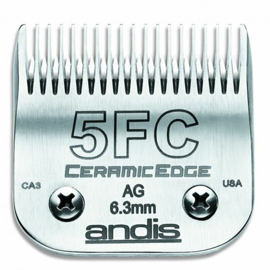 Lame céramique Andis # 5FC pour coupe finition - 6,3 mm - ¼"