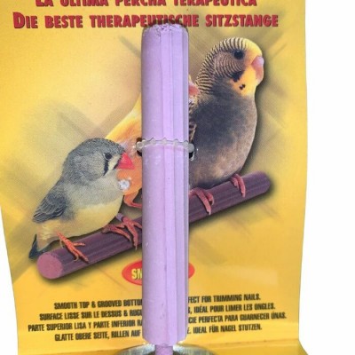 Perchoir en ciment rainuré - 12 mm x 7½ cm (½" x 3") - PERCH UP - Couleurs variées