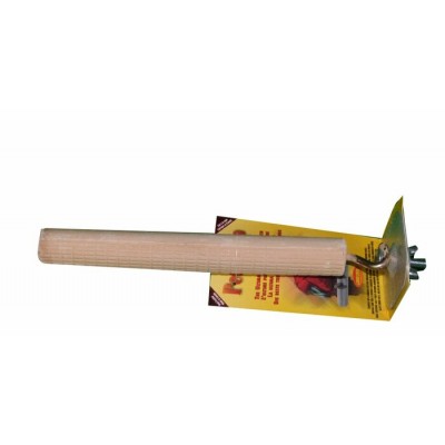 Perchoir en ciment rainuré - 32 mm x 25 cm (1½
