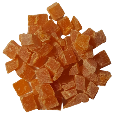 Papayes séchées, emballage de 40 g, avec étiquette pour suspendre