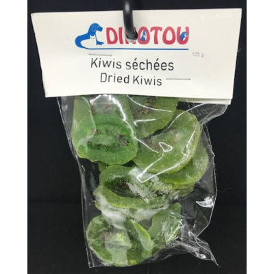 Tranches de kiwi séchées, sac refermable de 125...