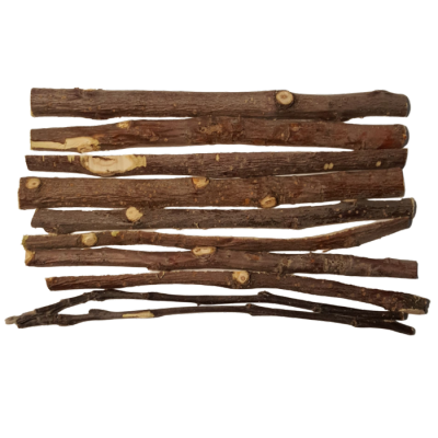 Branchettes de pommier, ± 18 cm, sac de 10, avec étiquette pour suspendre