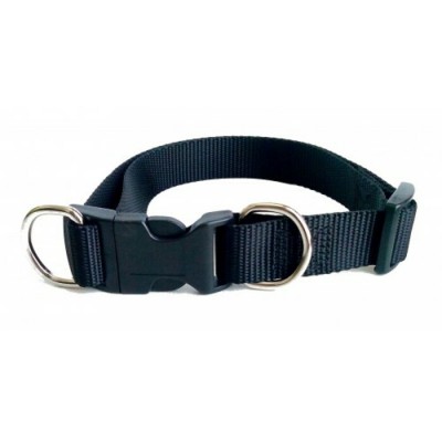 Collier ajustable avec boucle de plastique - 1'' - Choix de couleurs