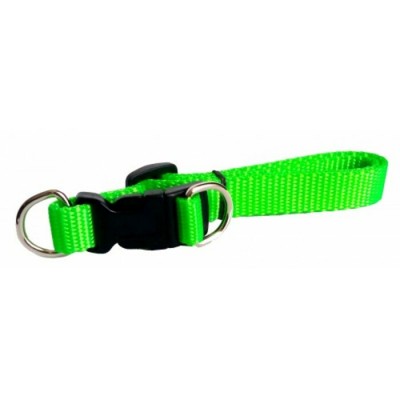 Collier ajustable avec boucle de plastique - ¾'' - Choix de couleurs