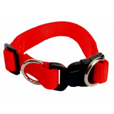 Collier ajustable avec boucle de plastique - ¾'' - Choix de couleurs