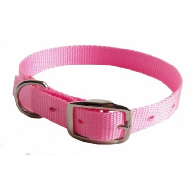 Collier simple avec boucle style ceinture - ¾'' X 16'' - Choix de couleurs