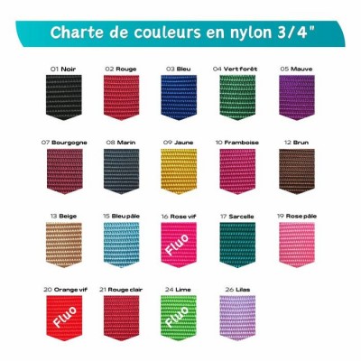 Accouple triple ajustable - ¾'' - Choix de couleurs
