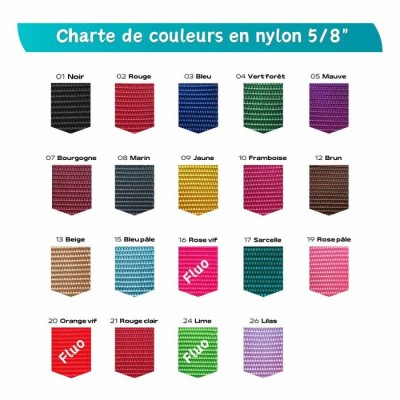 Accouple double ajustable - 5/8'' - Choix de couleurs