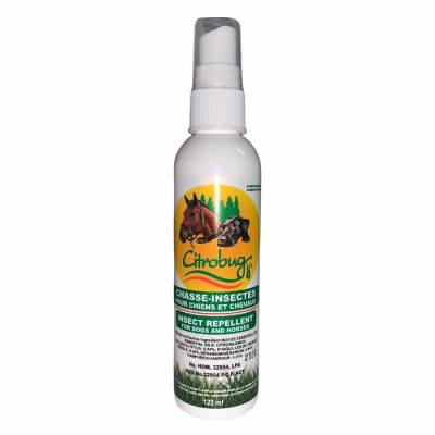 Chasse-insectes Citrobug pour chiens et chevaux - 24 bouteilles de 122 ml