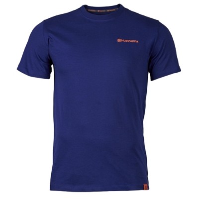 T-shirt à manches courtes bleu Husqvarna