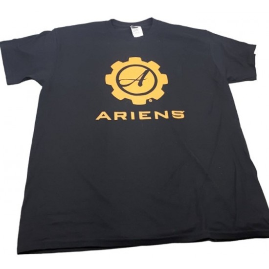 T-shirt à manches courtes noir Ariens