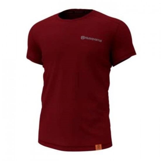 Gilet à manches courtes rouge Husqvarna T-shirt