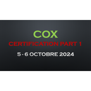 Technique Cox -    Certification partie 1