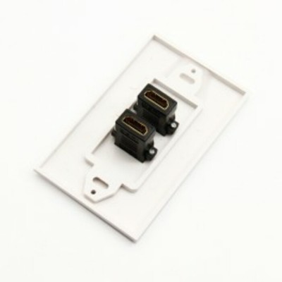 Plaque HDMI double