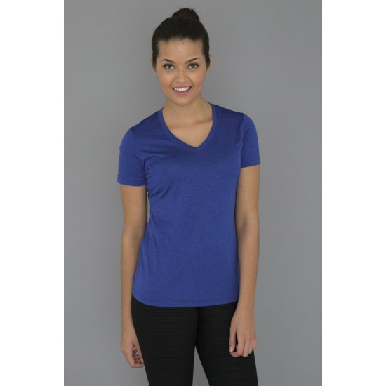 T-SHIRT CHINÉ COL EN V ProFORMANCE PRO TEAM POUR FEMMES