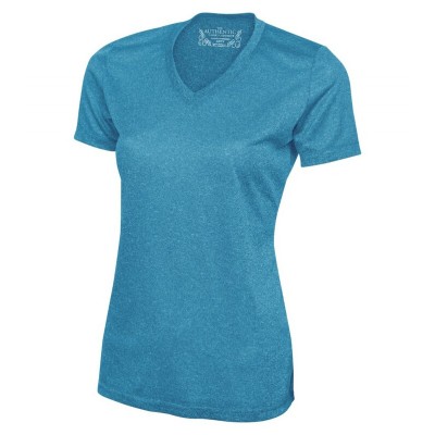 T-SHIRT CHINÉ COL EN V ProFORMANCE PRO TEAM POUR FEMMES