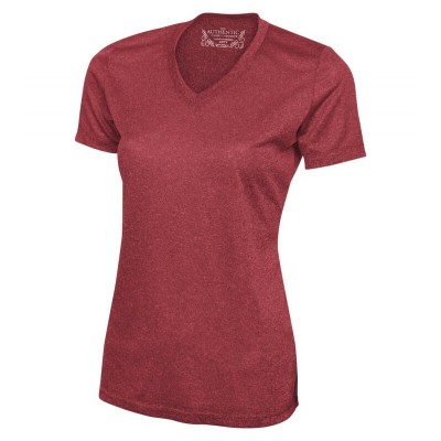 T-SHIRT CHINÉ COL EN V ProFORMANCE PRO TEAM POUR FEMMES