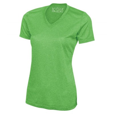 T-SHIRT CHINÉ COL EN V ProFORMANCE PRO TEAM POUR FEMMES