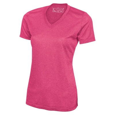 T-SHIRT CHINÉ COL EN V ProFORMANCE PRO TEAM POUR FEMMES