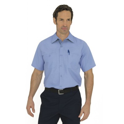 CHEMISE DE TRAVAIL INDUSTRIELLE À MANCHES COURTES