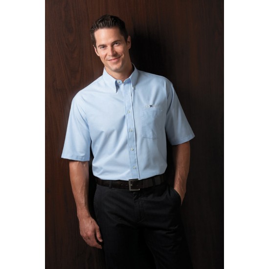 CHEMISE CLASSIQUE OXFORD À MANCHES COURTES POUR HOMME