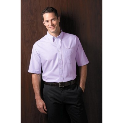 CHEMISE CLASSIQUE OXFORD À MANCHES COURTES POUR HOMME