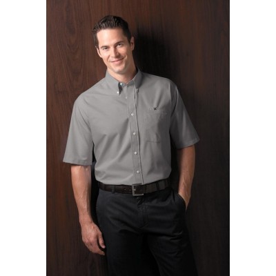 CHEMISE CLASSIQUE OXFORD À MANCHES COURTES POUR HOMME