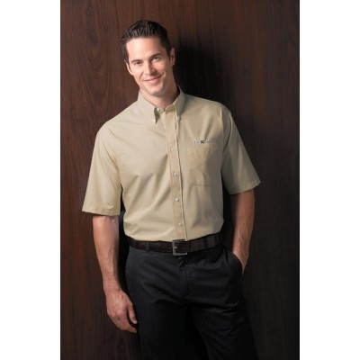 CHEMISE CLASSIQUE OXFORD À MANCHES COURTES POUR HOMME