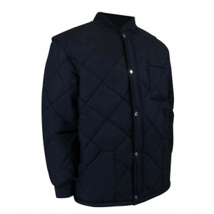 MANTEAU COURT DE RÉFRIGÉRATEUR DOUBLÉ DE POLAR