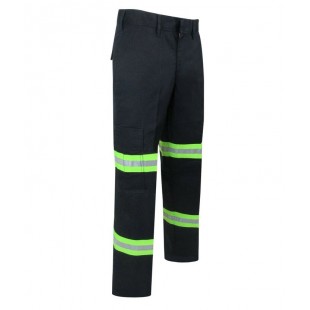 PANTALON NON DOUBLÉ AVEC POCHES CARGO ET BANDES...