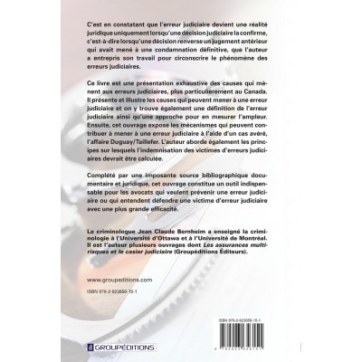 Les erreurs judiciaires