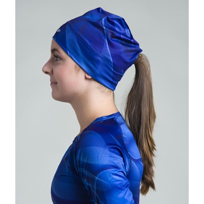 Tuque femme avec ouverture (Bleu) 