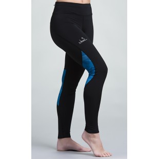 Legging Noir / 2 poches (Turquoise)